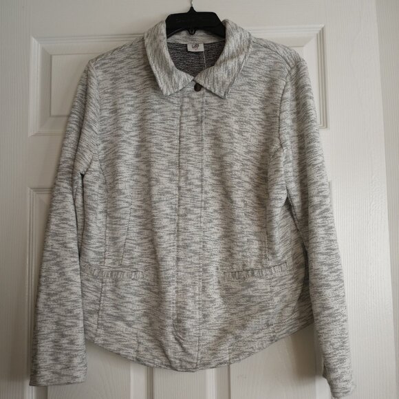 CAbi Neo Gray Marble Moto Style Jacket - Picture 5 of 9